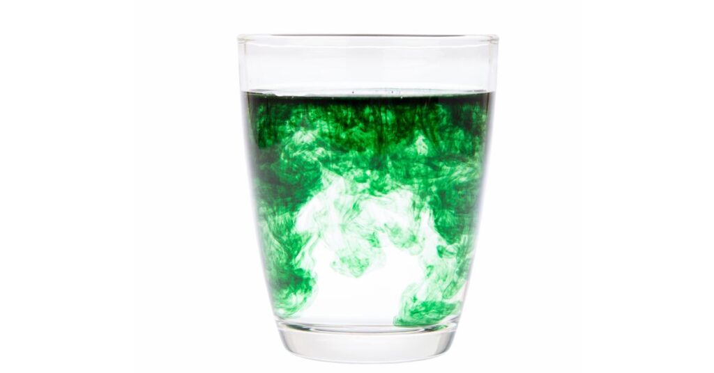 chlorophyll insoluble in water 